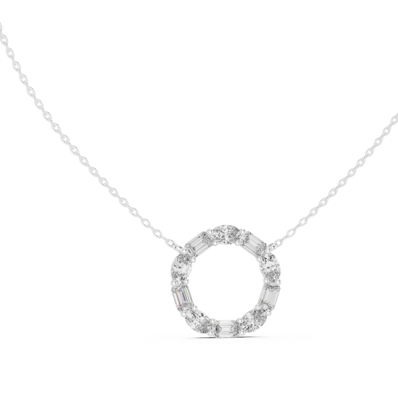 Pendant GPD-0074@7 - White Gold - Image