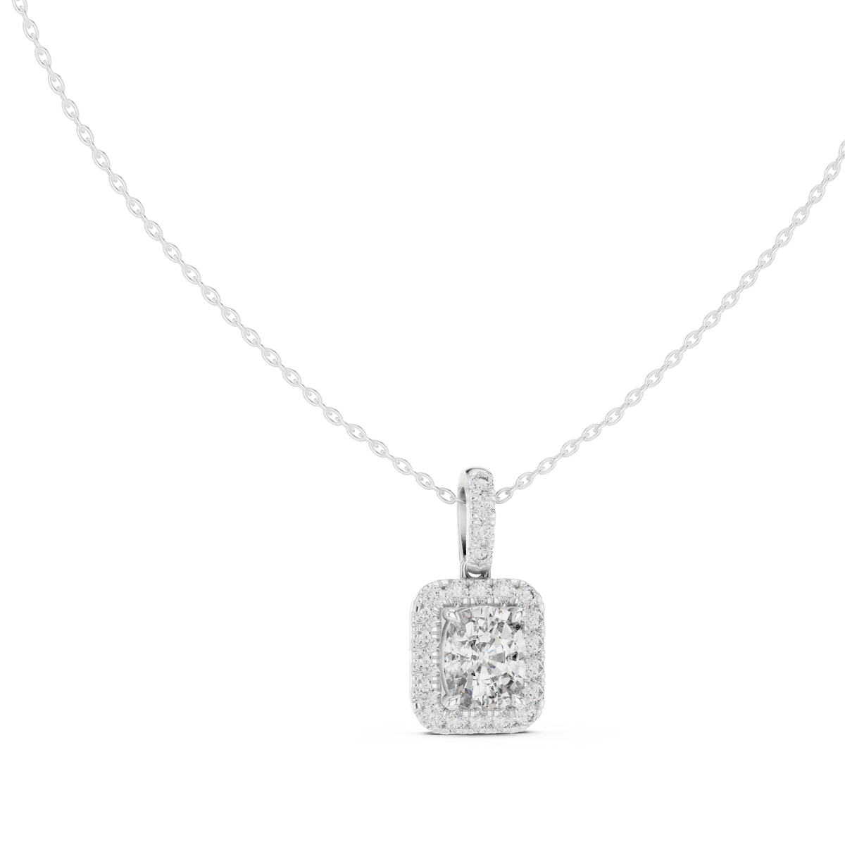Pendant GPD-0075 - White Gold - Image