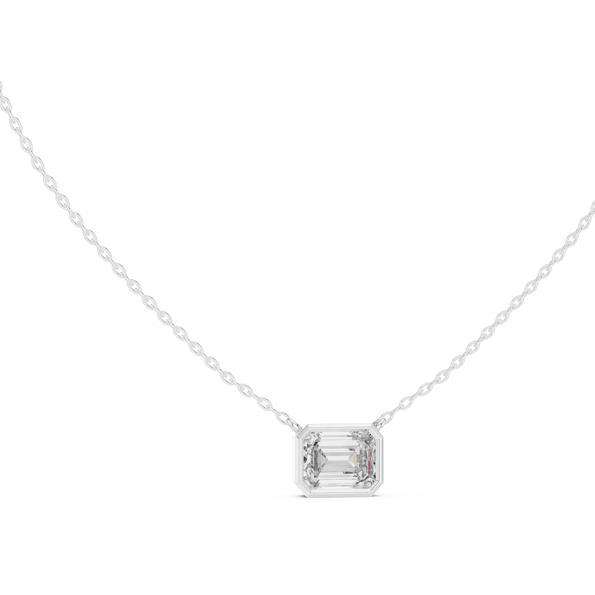 Pendant GPD-0078@7 - White Gold - Image