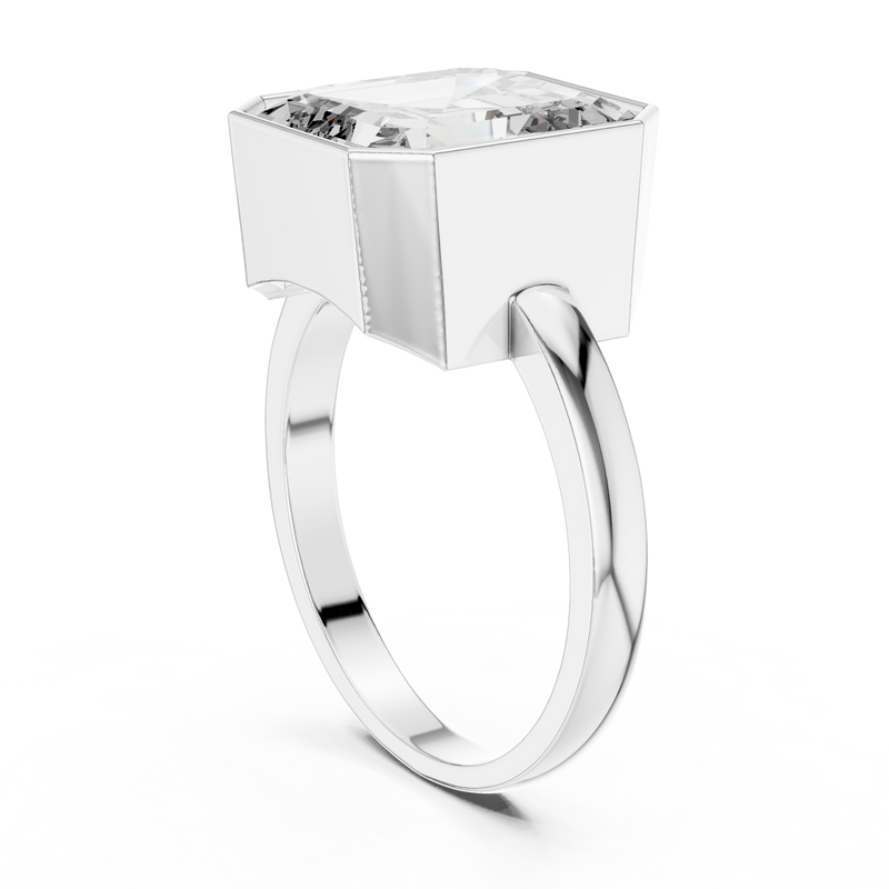 Mens Ring GR01@7 - White Gold - Image