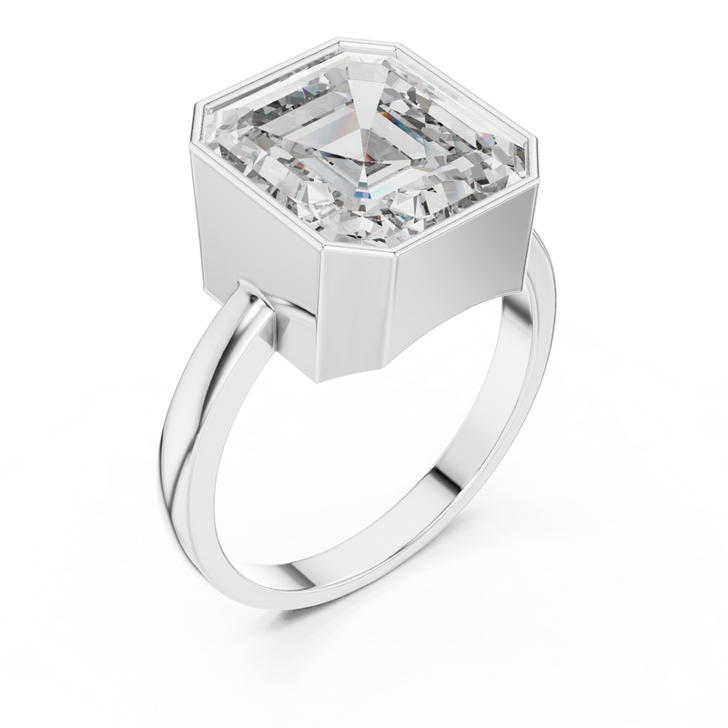 Mens Ring GR01@7 - White Gold - Image