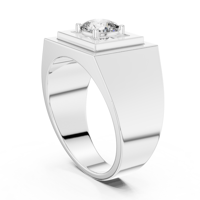 Mens Ring GR@7 - White Gold - Image