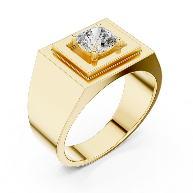 Mens Ring GR@7 - Yellow Gold - Image