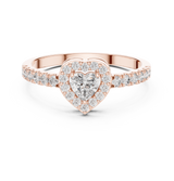 Ladies Ring HLR-04@7 - Rose Gold - Image