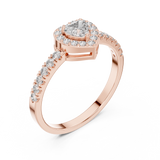 Ladies Ring HLR-04@7 - Rose Gold - Image
