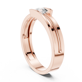 Ladies Ring HLR-05 3MM@7 - Rose Gold - Image