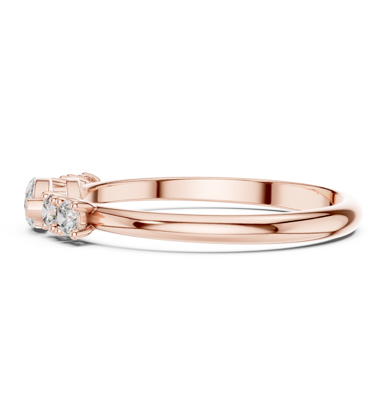 Ladies Ring HLR-104@7 - Rose Gold - Image