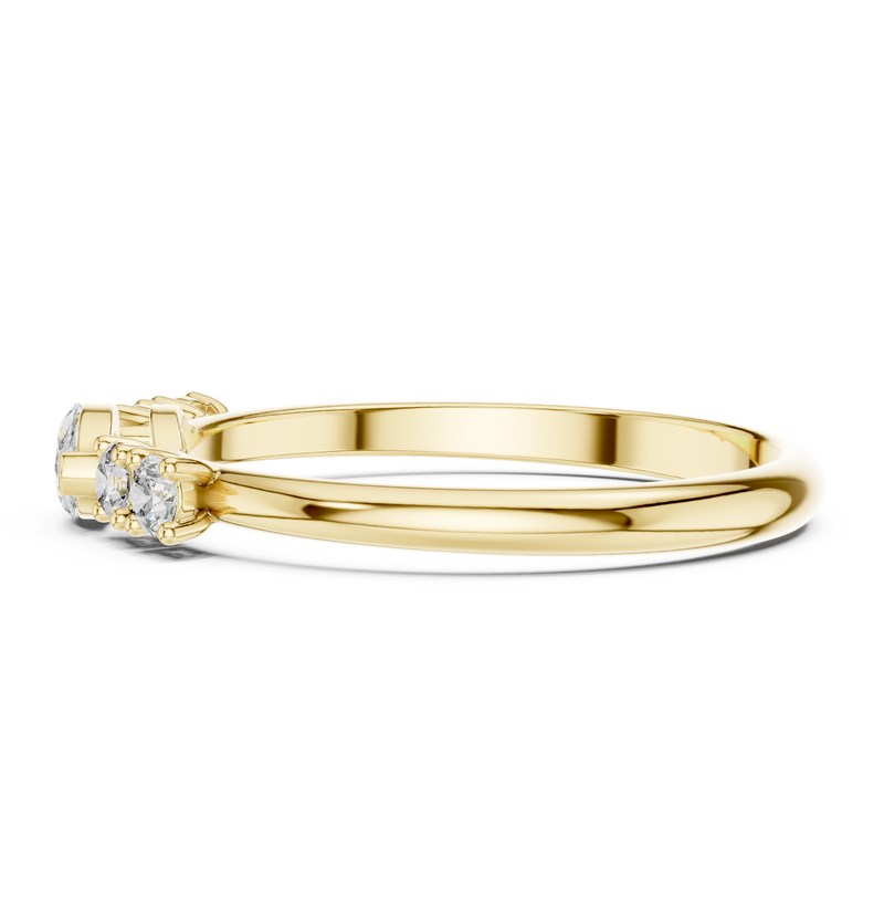 Ladies Ring HLR-104@7 - Yellow Gold - Image