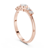 Ladies Ring HLR-104@7 - Rose Gold - Image