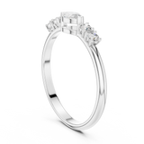 Ladies Ring HLR-104@7 - White Gold - Image