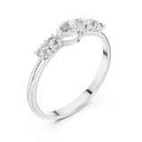 Ladies Ring HLR-104@7 - White Gold - Image