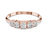 Ladies Ring HLR-105@7 - Rose Gold - Image