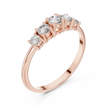 Ladies Ring HLR-105@7 - Rose Gold - Image