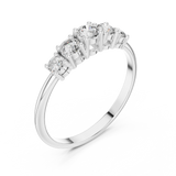 Ladies Ring HLR-105@7 - White Gold - Image