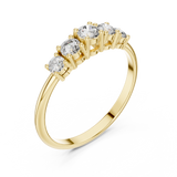 Ladies Ring HLR-105@7 - Yellow Gold - Image