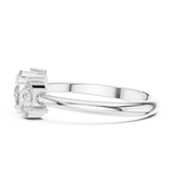 Ladies Ring HLR-106@73 - White Gold - Image