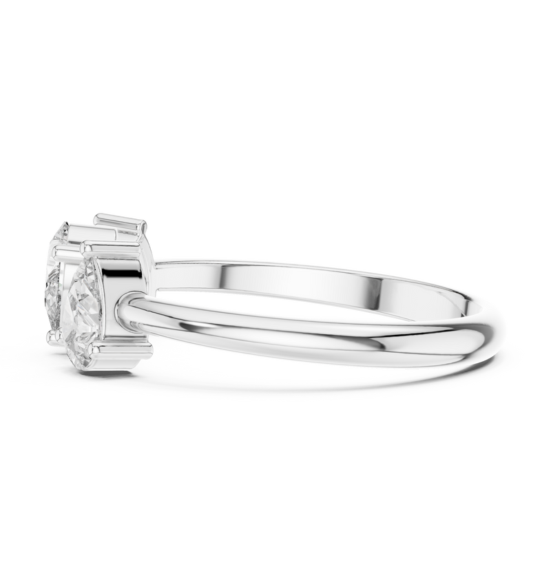 Ladies Ring HLR-106@73 - White Gold - Image