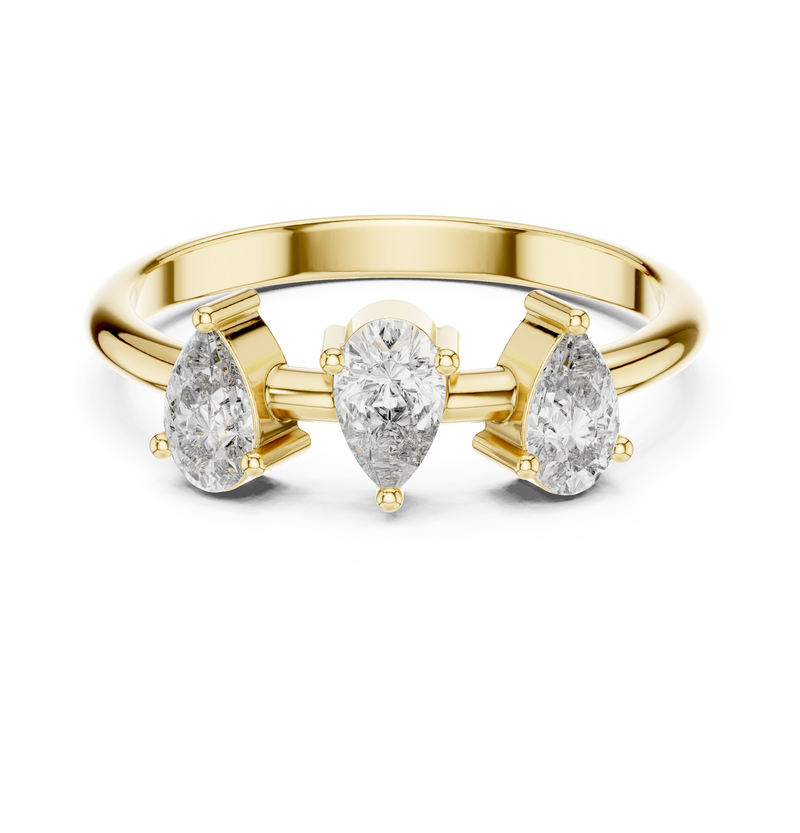 Ladies Ring HLR-106@73 - Yellow Gold - Image