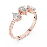 Ladies Ring HLR-106@73 - Rose Gold - Image