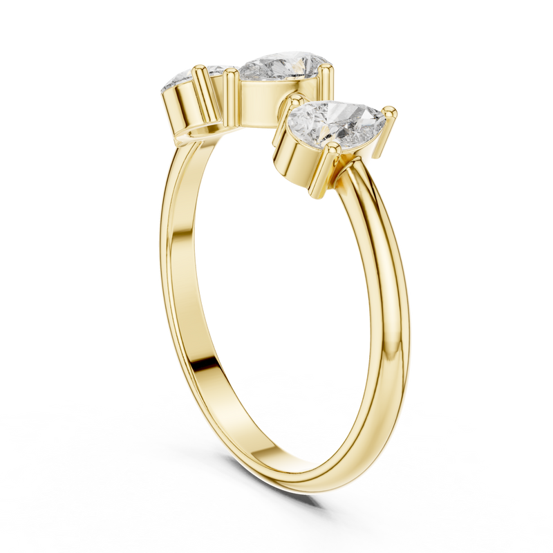 Ladies Ring HLR-106@73 - Yellow Gold - Image