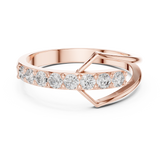 Ladies Ring HLR-107@7 - Rose Gold - Image
