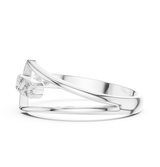 Ladies Ring HLR-107@7 - White Gold - Image