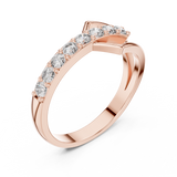 Ladies Ring HLR-107@7 - Rose Gold - Image