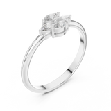 Ladies Ring HLR-108@7 - White Gold - Image