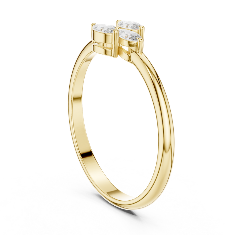 Ladies Ring HLR-108@7 - Yellow Gold - Image