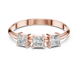 Ladies Ring HLR-109@7 - Rose Gold - Image