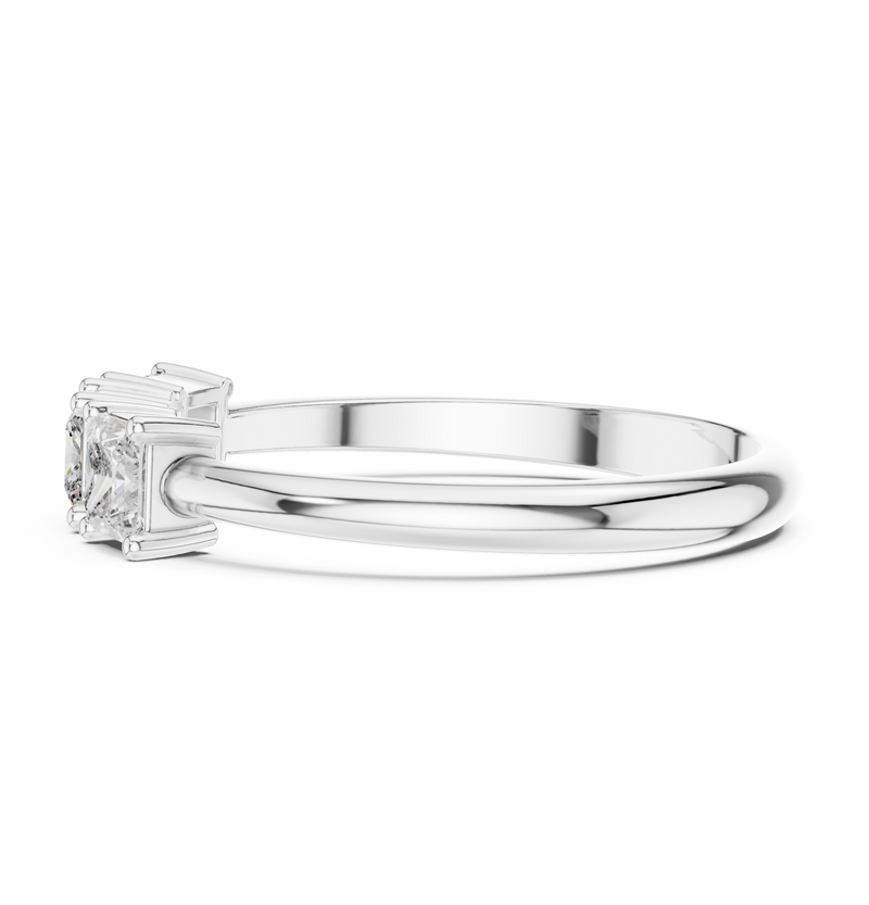 Ladies Ring HLR-109@7 - White Gold - Image