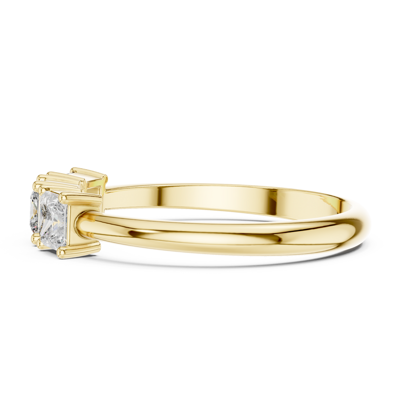 Ladies Ring HLR-109@7 - Yellow Gold - Image