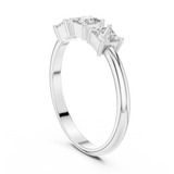 Ladies Ring HLR-109@7 - White Gold - Image