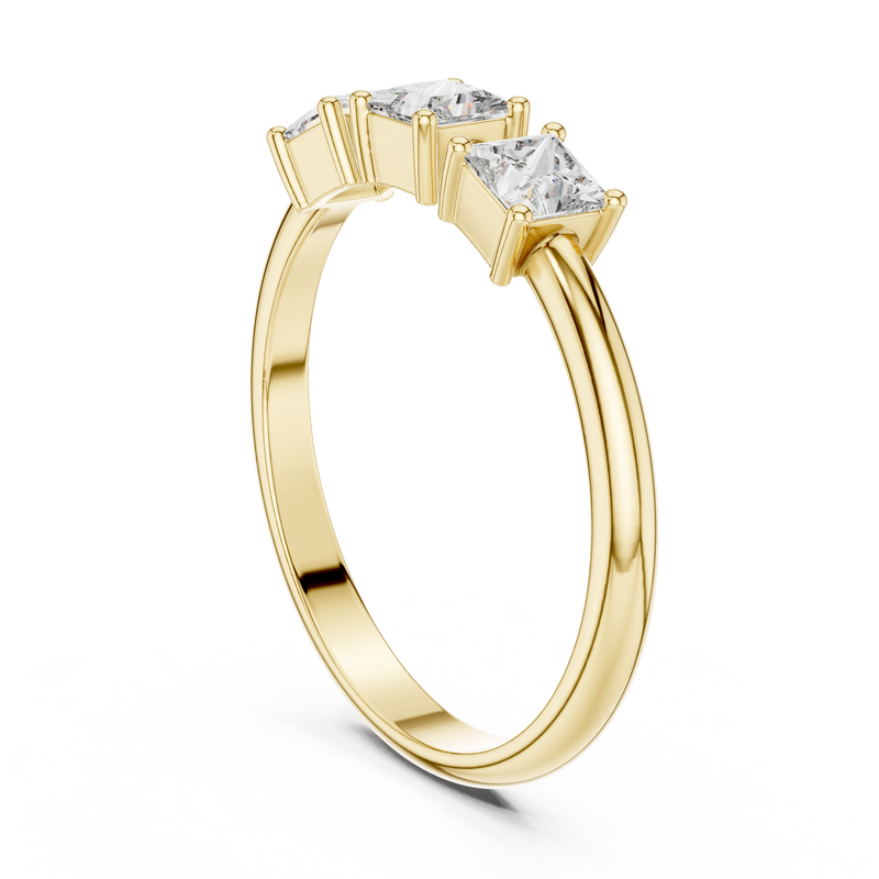 Ladies Ring HLR-109@7 - Yellow Gold - Image