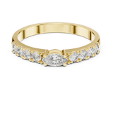Ladies Ring HLR-110@7 - Yellow Gold - Image