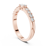 Ladies Ring HLR-110@7 - Rose Gold - Image