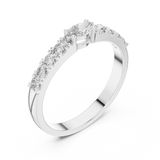 Ladies Ring HLR-110@7 - White Gold - Image