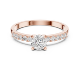 Ladies Ring HLR-111@7 - Rose Gold - Image