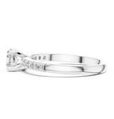Ladies Ring HLR-111@7 - White Gold - Image