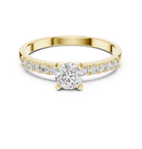 Ladies Ring HLR-111@7 - Yellow Gold - Image