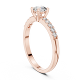 Ladies Ring HLR-111@7 - Rose Gold - Image