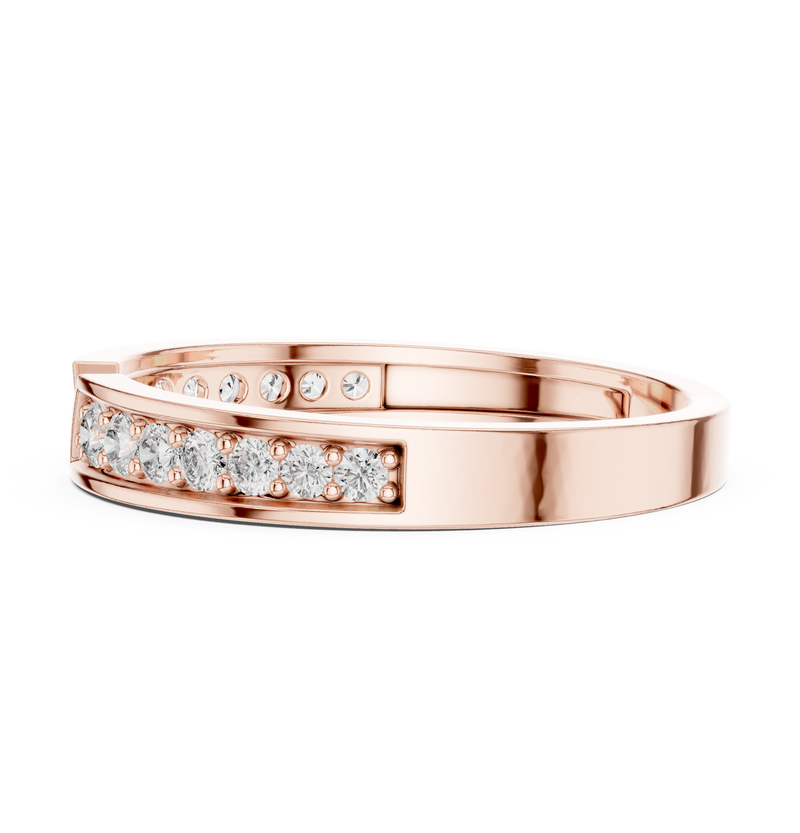 Ladies Ring HLR-112@7 - Rose Gold - Image