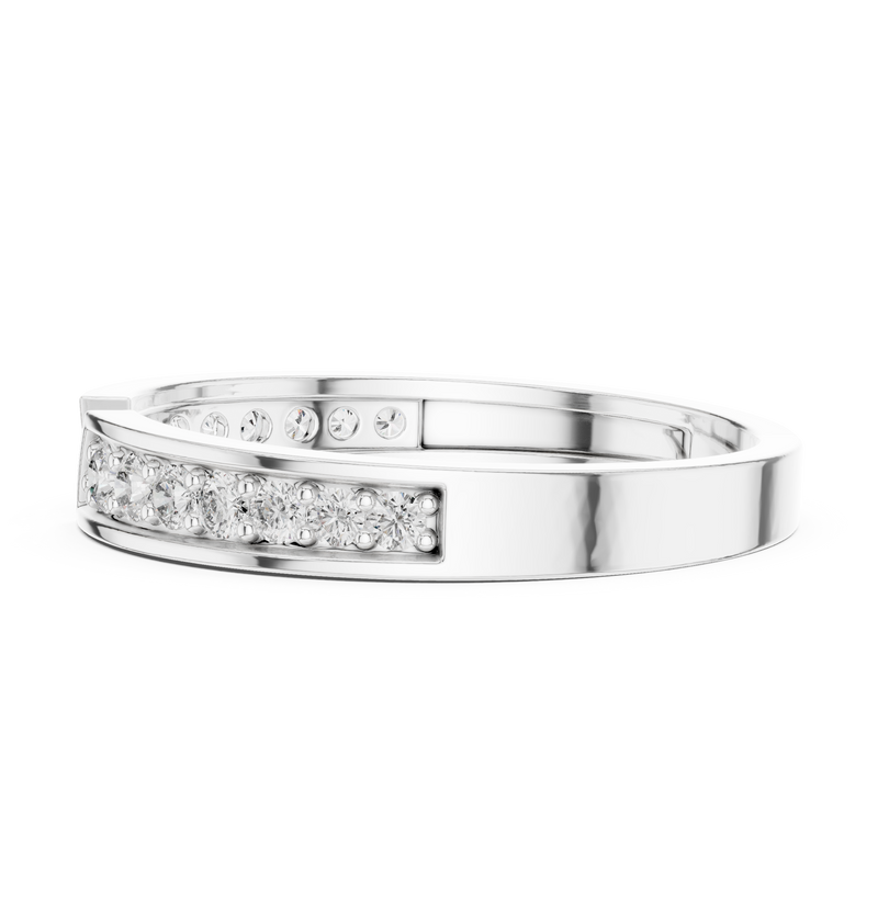Ladies Ring HLR-112@7 - White Gold - Image