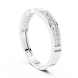Ladies Ring HLR-112@7 - White Gold - Image