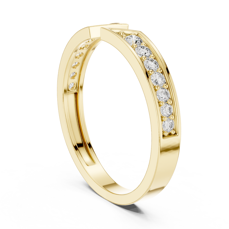 Ladies Ring HLR-112@7 - Yellow Gold - Image