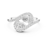 Ladies Ring HLR-175@7 - White Gold - Image
