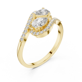 Ladies Ring HLR-175@7 - Yellow Gold - Image