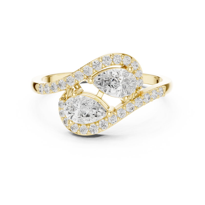 Ladies Ring HLR-175@7 - Yellow Gold - Image