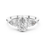 Ladies Ring HLR-18@7 - White Gold - Image