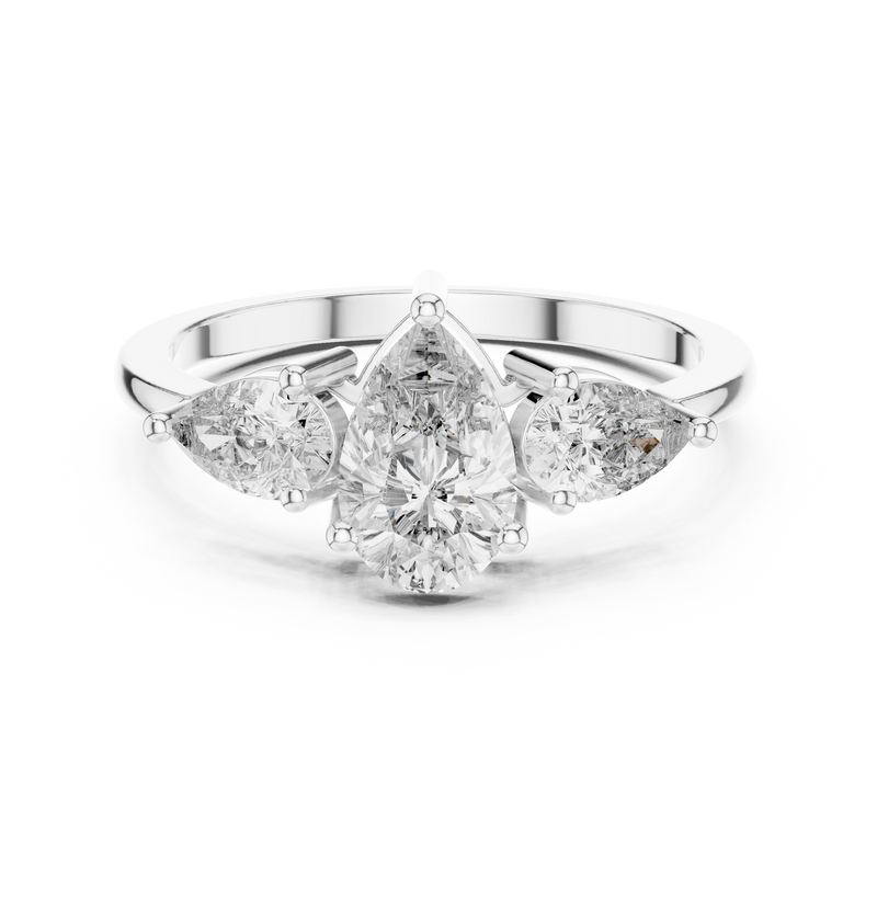 Ladies Ring HLR-18@7 - White Gold - Image